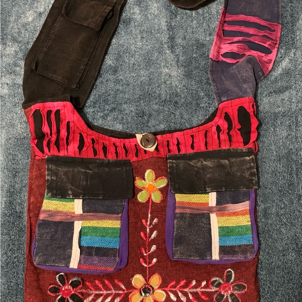 Colorful Embroidered India Boutique Women's Bag